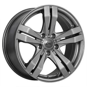 Dai Alloys – Target – Gunmetal – 15″x6.5″ 38mm – All weather Wheels – DW3415015